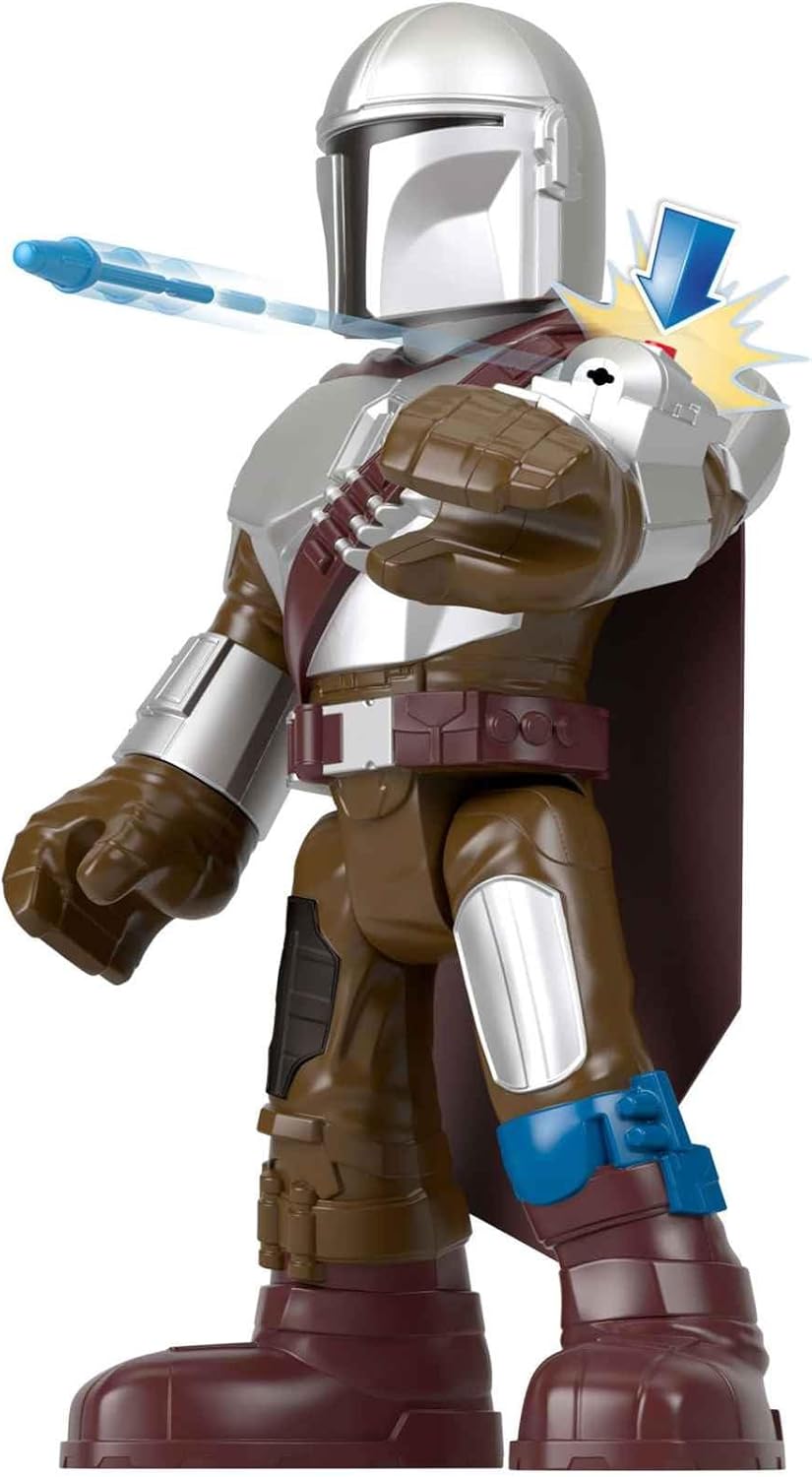 Fisher-Price Imaginext STAR WARS The Mandalorian XXL Action Figure - 16.25 Inch, Ages 3+ 4