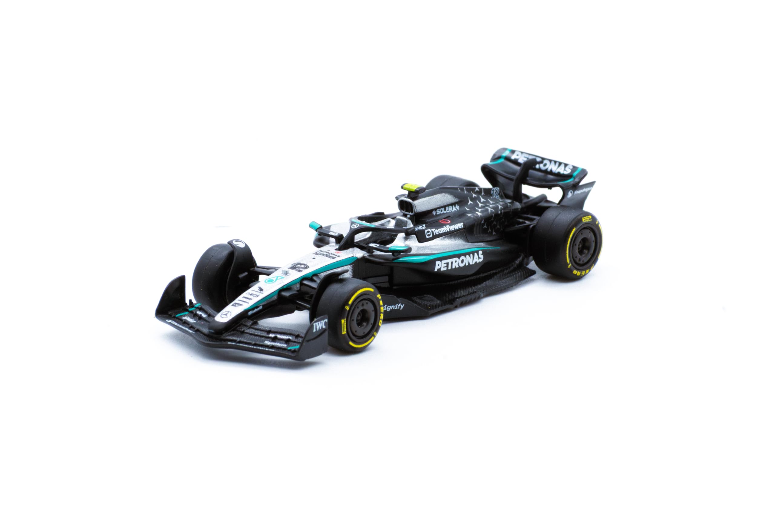 Bburago F1 Mercedes-AMG F1 W16 2025 #12 Antonelli Diecast Car | 1:64 Scale Metal Model 4