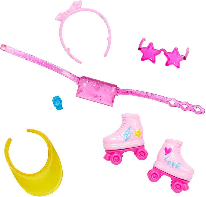 Barbie Doll with Roller Skates - Stylish Fashion Playset for Kids 3+