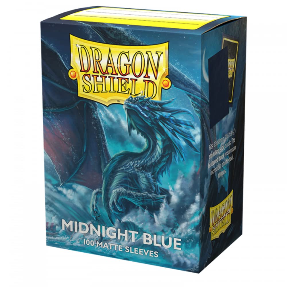 Dragon Shield Matte Midnight Blue Standard Size Sleeves (100 Count) 1