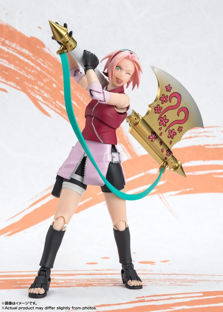 TAMASHII NATIONS - Naruto - Sakura Haruno - NARUTOP99 Edition - Collectible Action Figure for Ages 15+