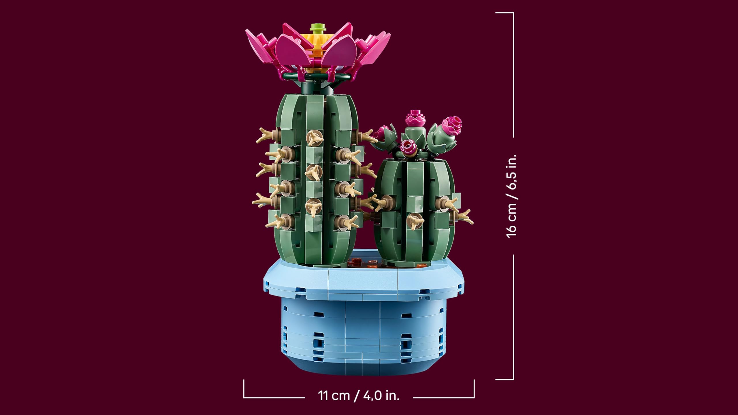 LEGO Botanicals Flowering Cactus Building Set 11509 - 482 Pieces | Ages 9+ | Multicolor 8