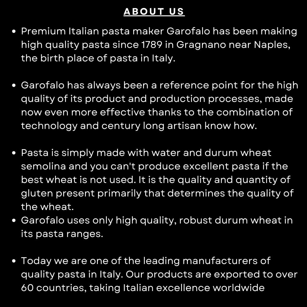 Garofalo Spaghetti Pasta - Bronze Drawn, High Protein Durum Wheat | 500g 6