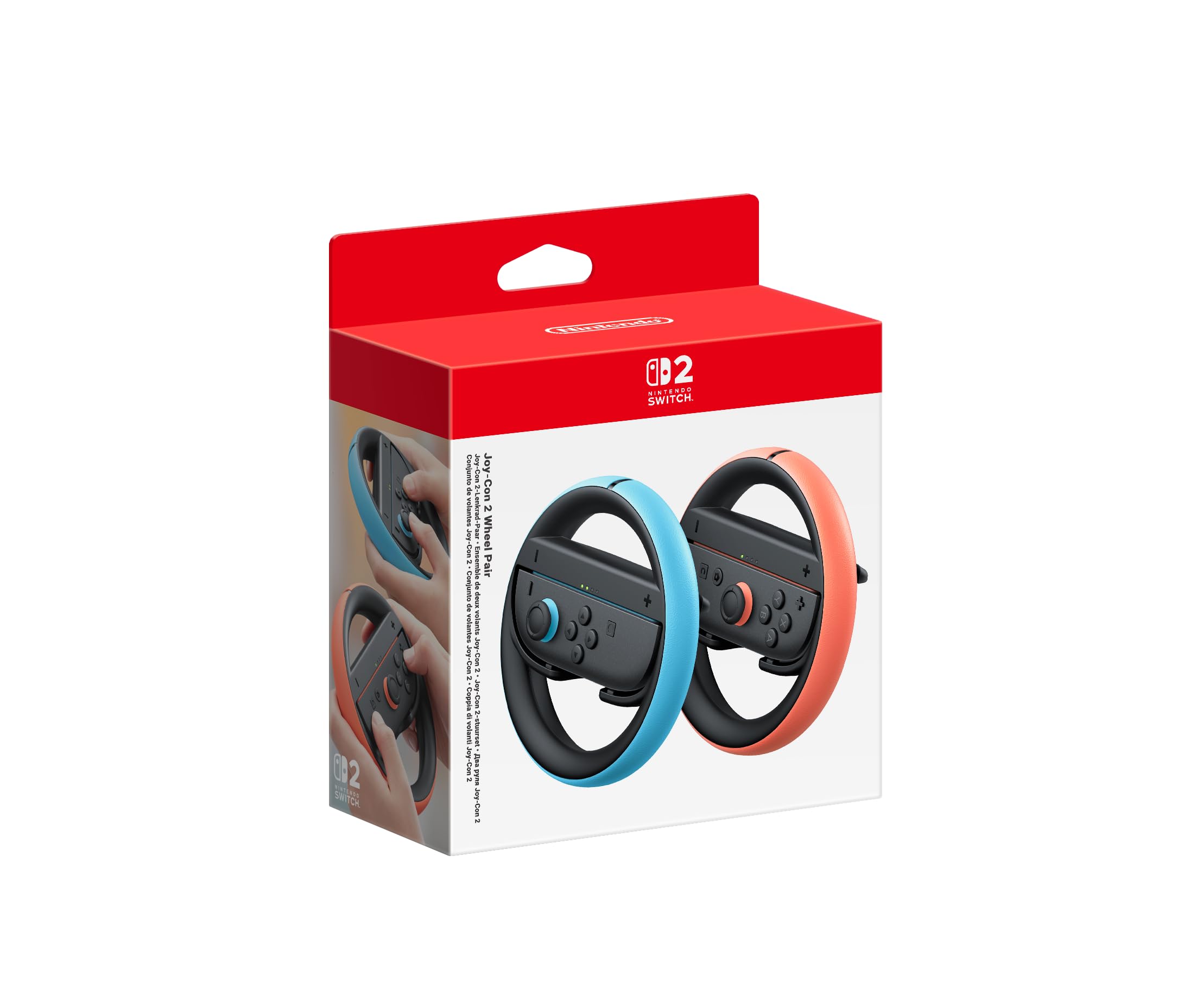 Nintendo Joy-Con 2 Wheel Pair - Realistic Control for Racing Games [Nintendo Switch]