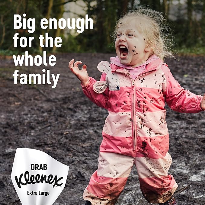 Kleenex - Extra Large Facial Tissues in Compact Twin Box 5