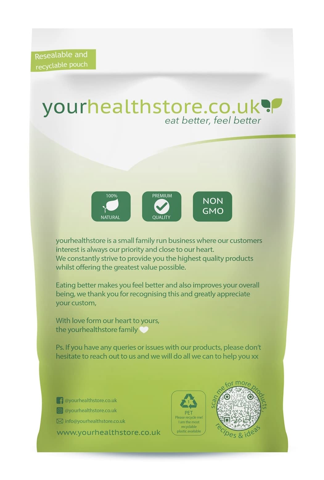 yourhealthstore Raw Chia Seeds - High Fibre & Protein | Vegan | 500g 2