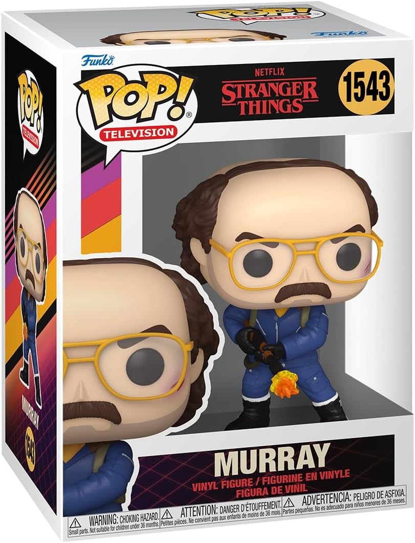 Funko Pop! TV Stranger Things - Murray Bauman Vinyl Figure (74418)