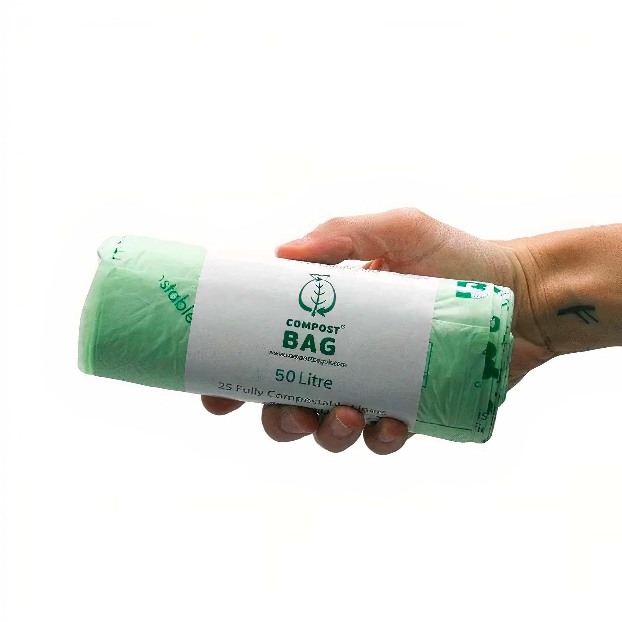 The Compost Bag Company - 50L Compostable Bin Liners 25 Pack 5