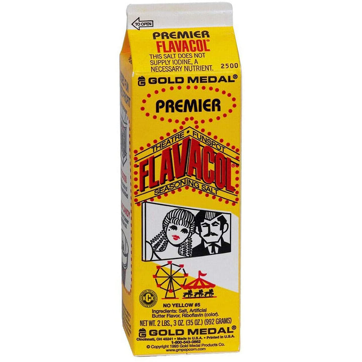 Flavacol Premier Salt Popcorn Seasoning - Classic Movie Theatre Popcorn Flavor