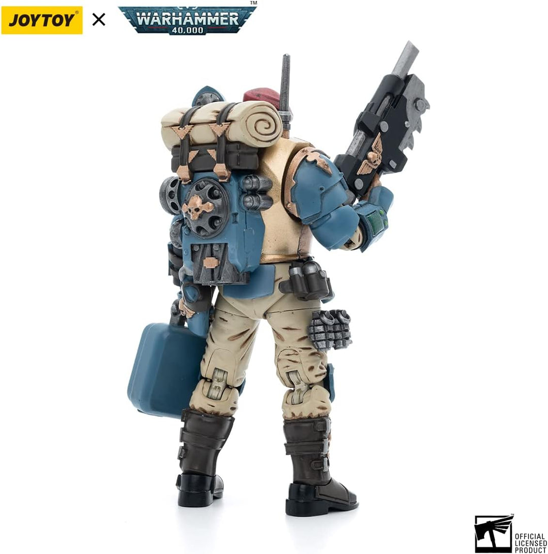 Bloomage Joytoy WH 40K Astra Militarum Tempestus Sci Com Medic 1/18 Action Figure (JT5154)