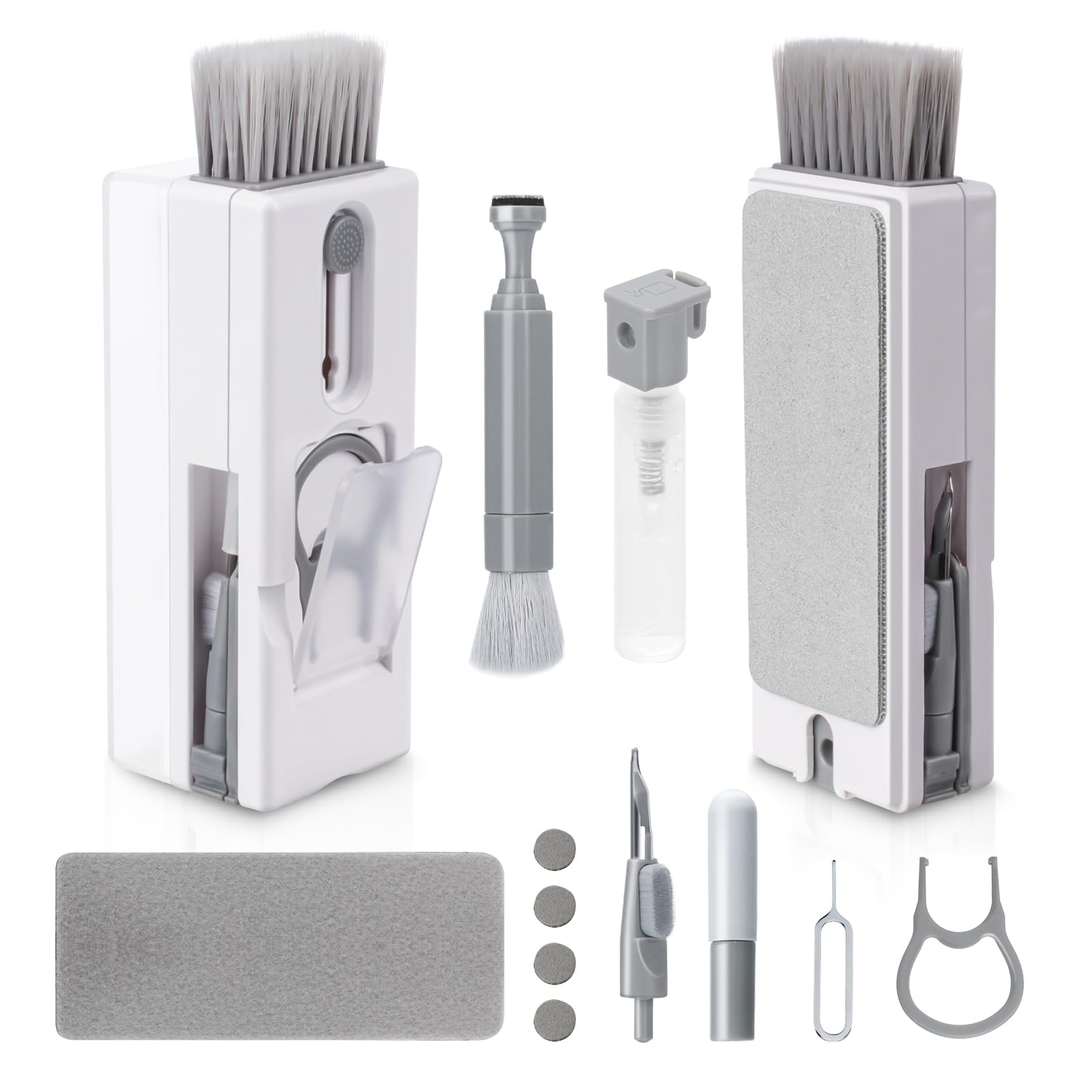 Alyvisun 11 in 1 Multifunctional Electronics Cleaning Kit for Laptop, Earphones, and Cameras | Grey 1