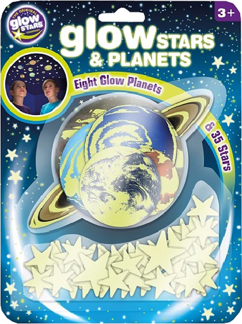Brainstorm Toys B8623 The Original Glowstars Glow Stars and Planets - Glow-in-the-Dark Solar System Playset 4