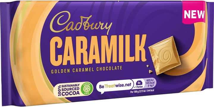 Cadbury Caramilk Golden Caramel Chocolate Bar - 160g