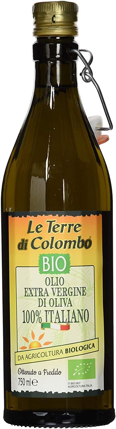 Le Terre di Colombo - 100% Italian Organic Extra Virgin Olive Oil 0.75L 1