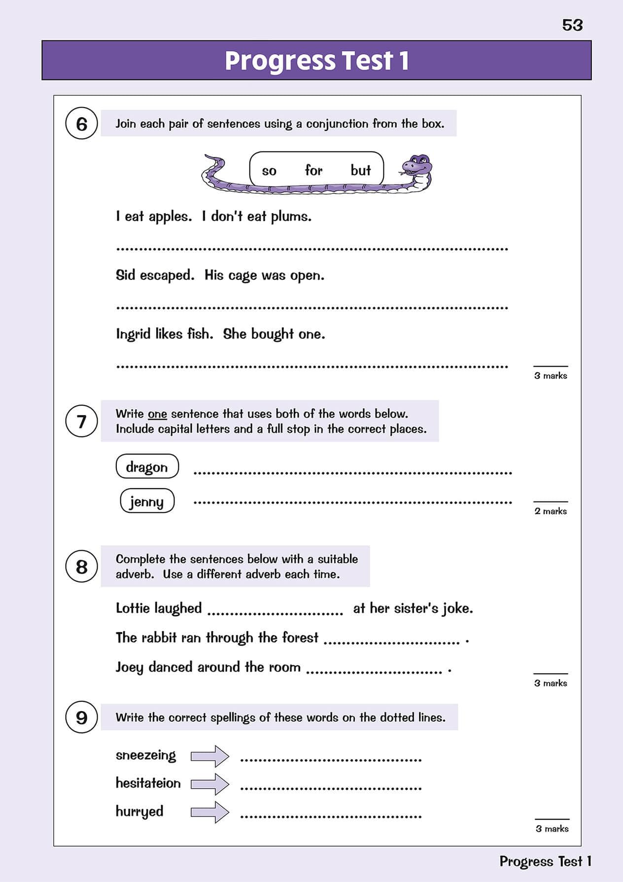 CGP Targeted Question Book - KS2 English Year 3 Study Aid | Paperback | 132 Pages 7