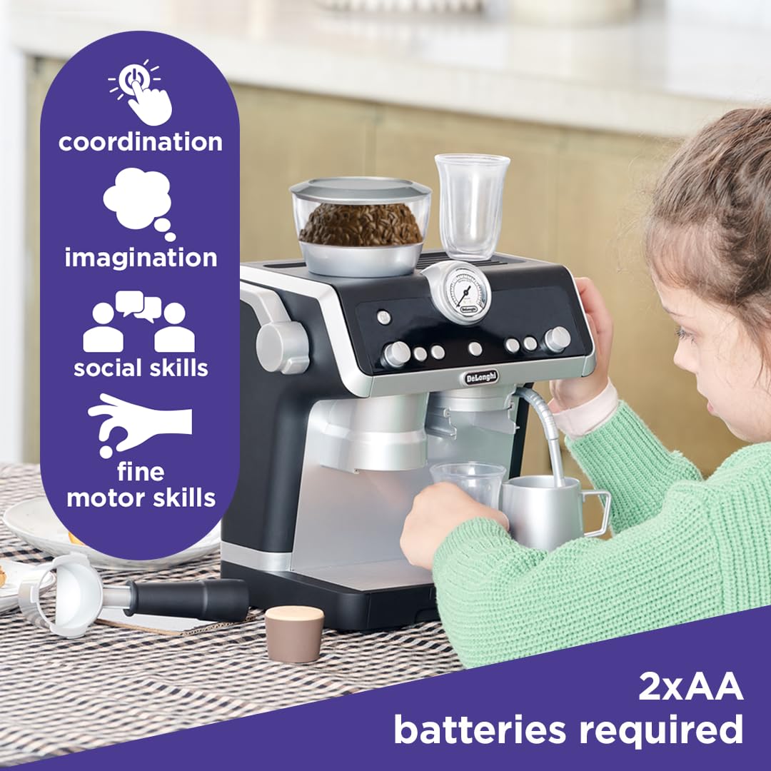 Casdon DeLonghi La Specialista Barista Coffee Machine - Pretend Play Toy for Ages 3+ 12