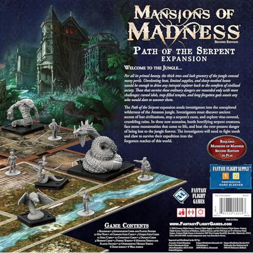 Fantasy Flight Games Mansions of Madness 2nd Edition: Path of the Serpent Expansion 6
