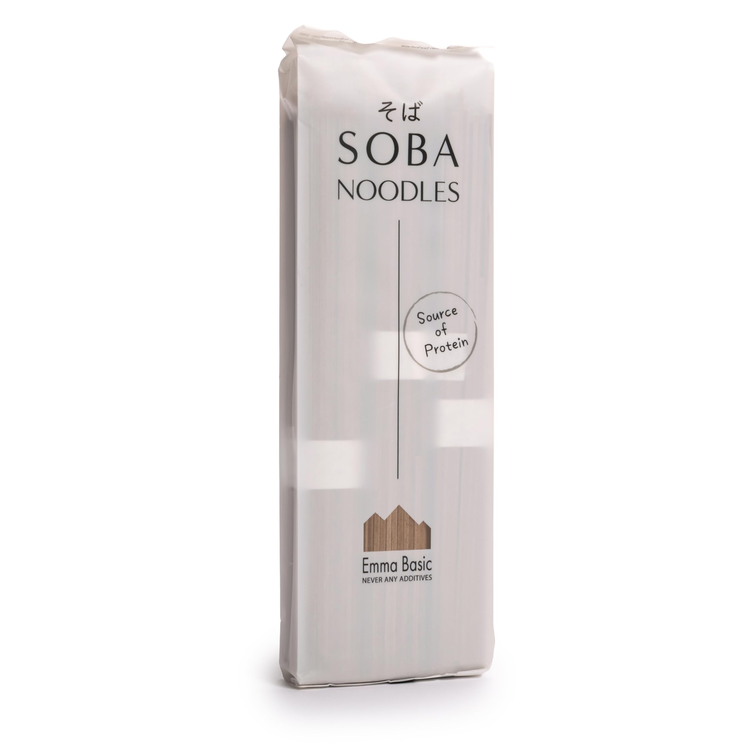Emma Basic Soba Noodles - Source of Protein | Quick Cooking | 250g Pack 1