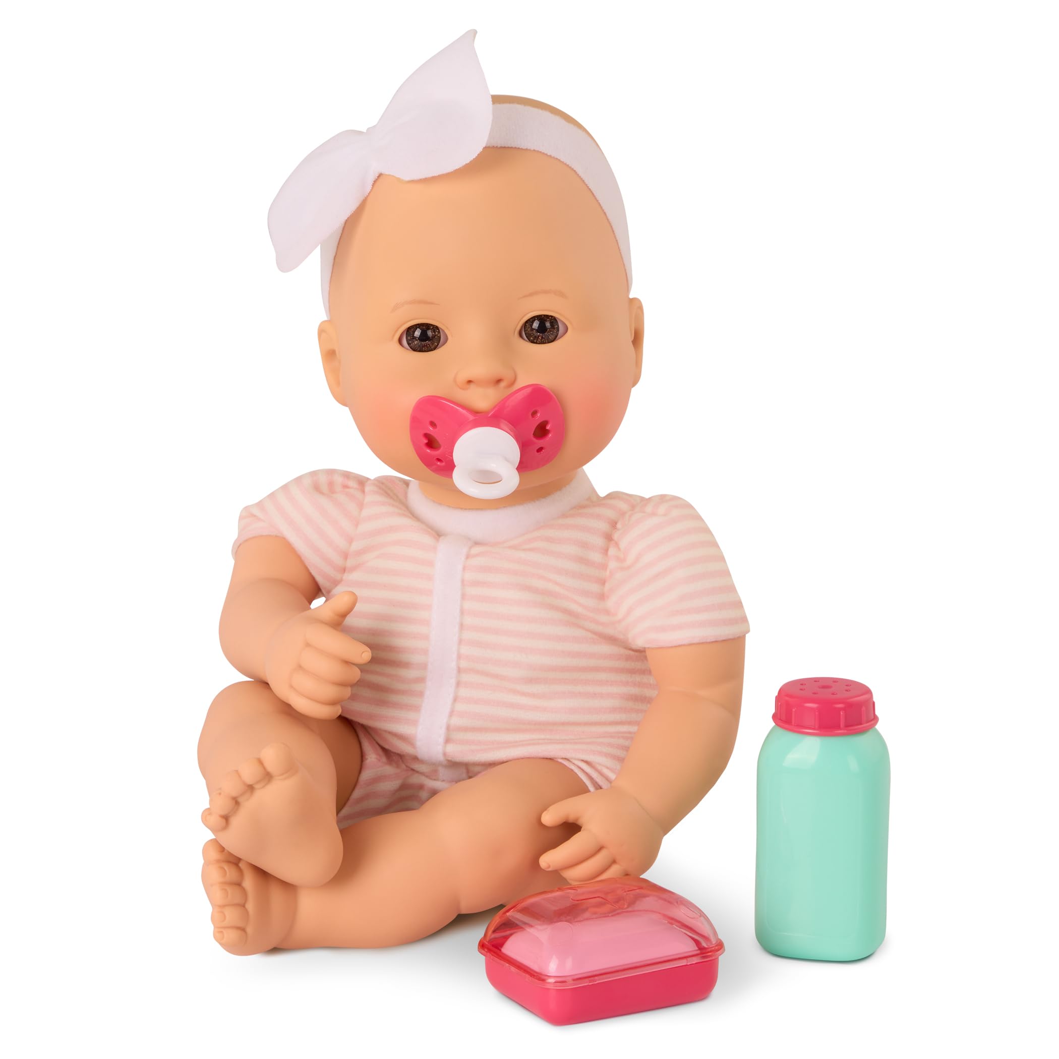 Baby Sweetheart 12-Inch Soft Body Bath Time Doll with Storybook and Accessories | Ages 2+ 2