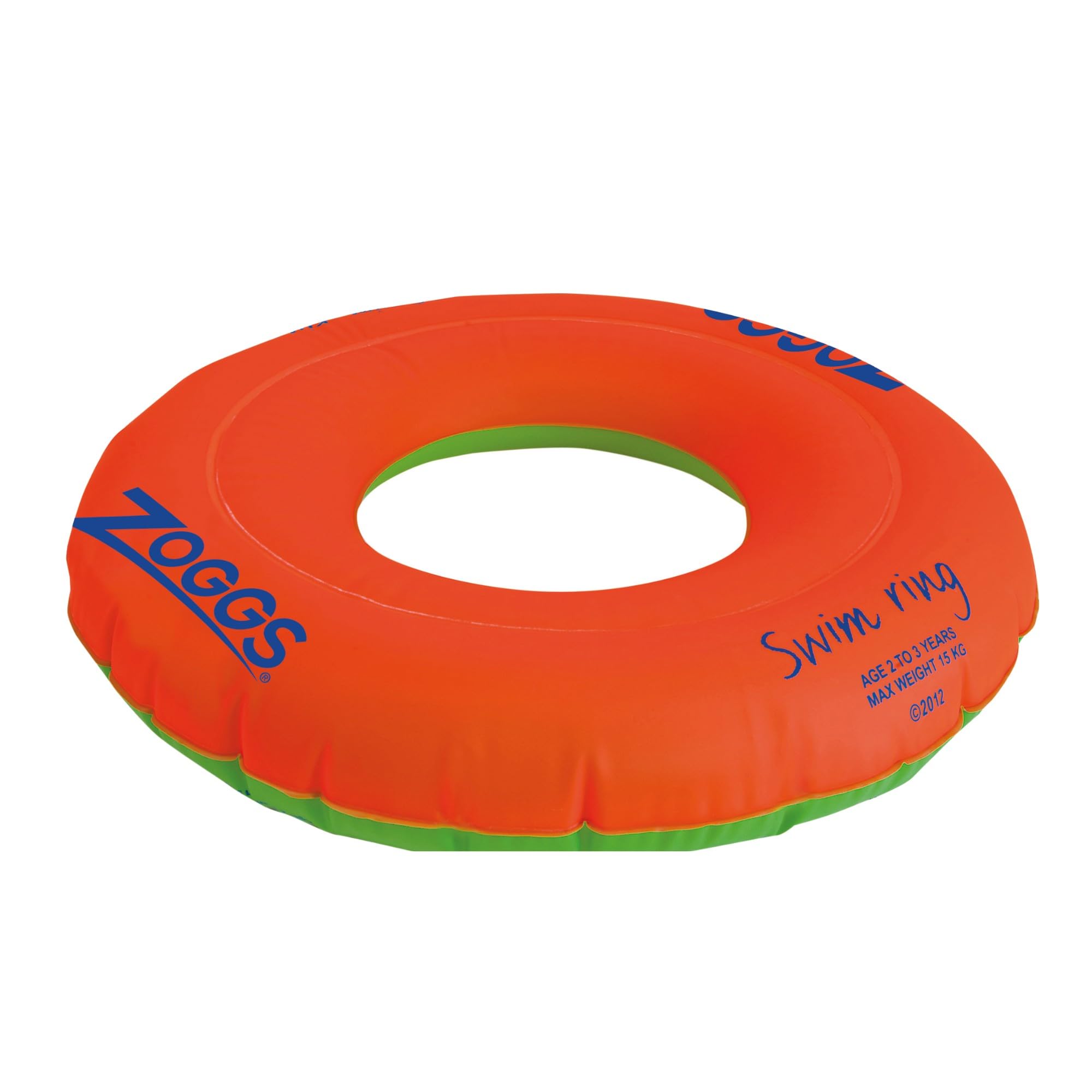 Zoggs Kids Swim Ring - Learn to Swim Aid | Ages 2-3 Years | Orange/Green