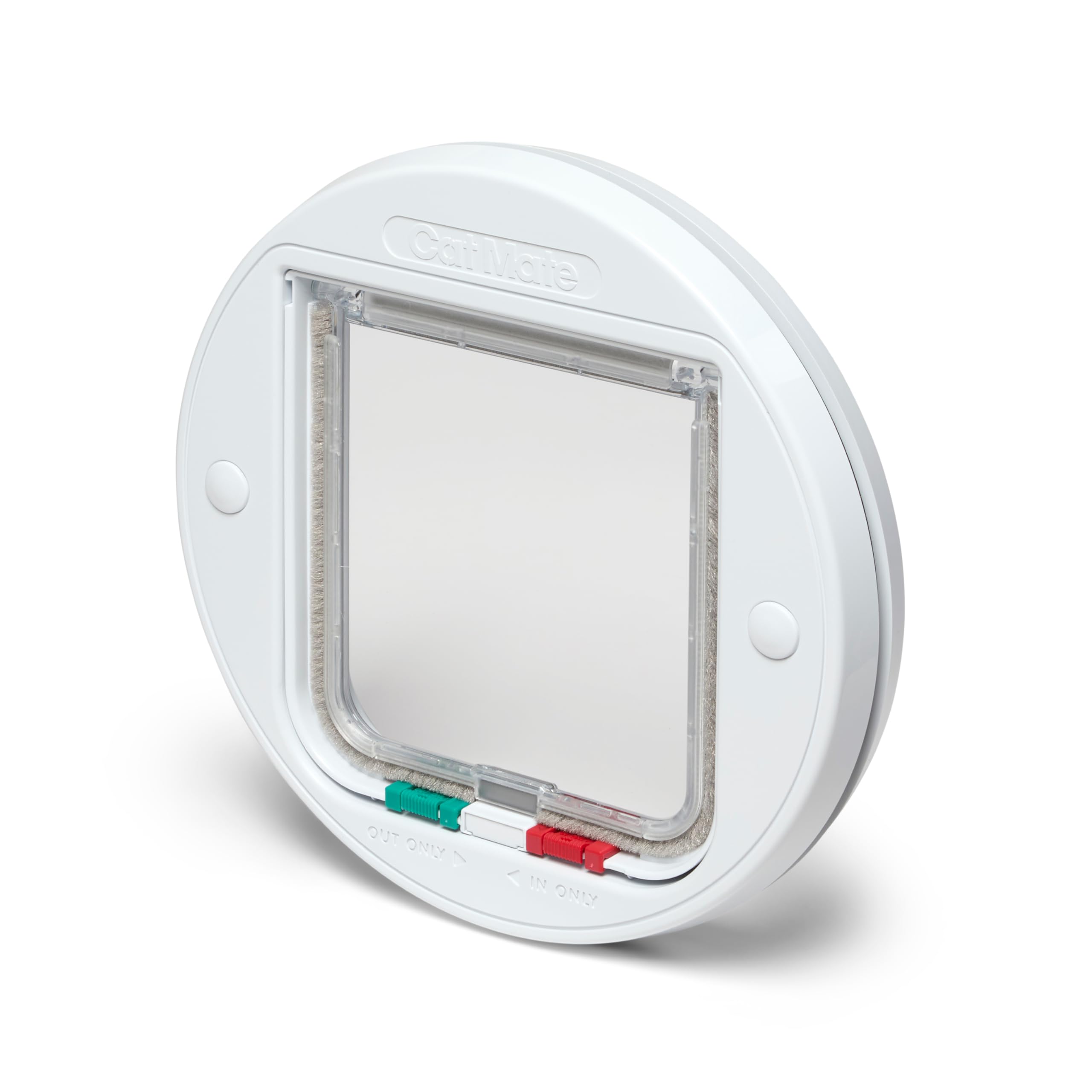 Cat Mate 4-Way Locking Glass Fitting Cat Flap for Small/Average Cats & Small Dogs | Medium Size 3