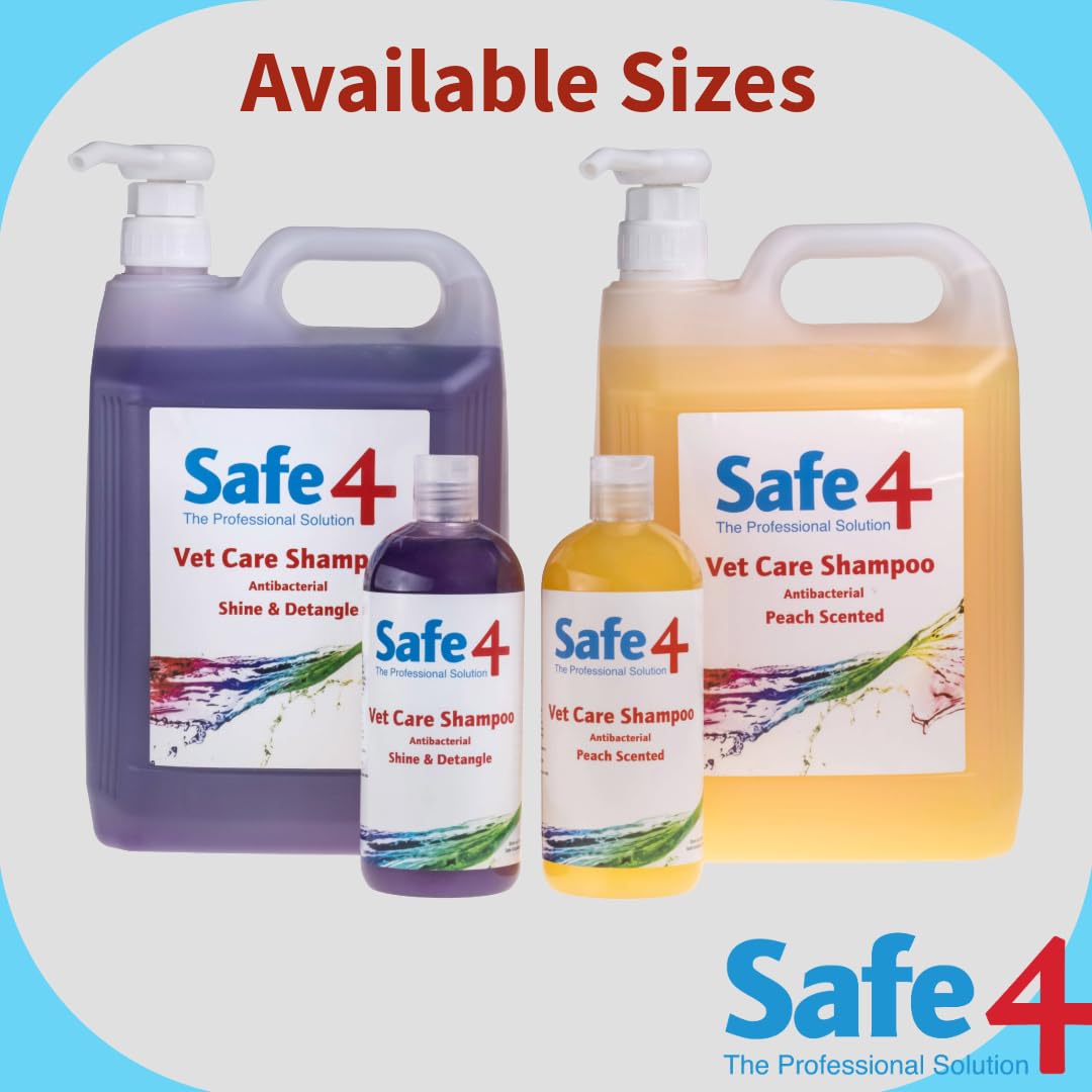 Safe4 Blackberry Antimicrobial & Antifungal Dog Shampoo - Vet-Strength Support | 500 ML 6