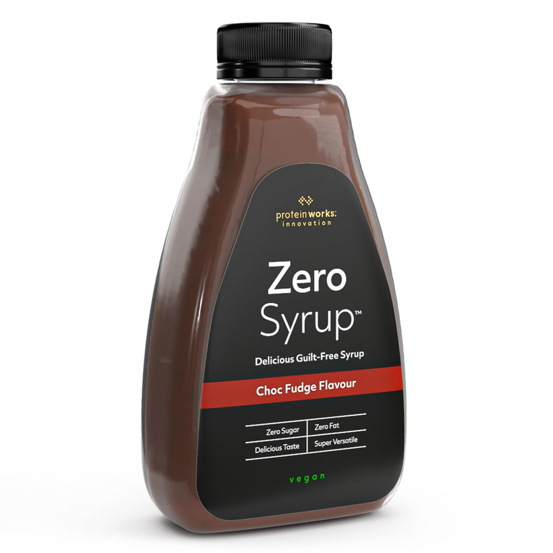 Protein Works Zero Syrup 425ml - Chocolate Fudge, Sugar-Free, Fat-Free Dessert Topping