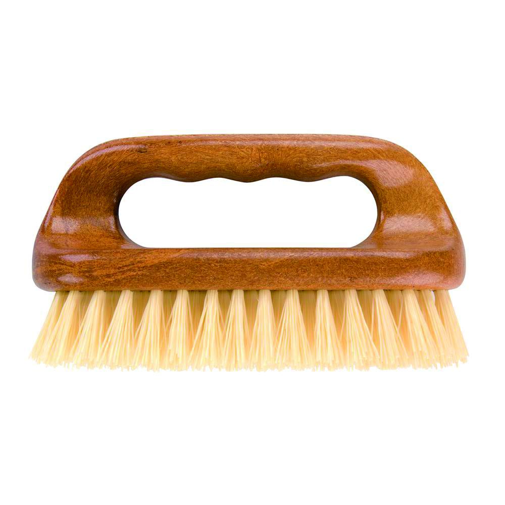 Elliott Wood Effect Scrubbing Brush - Strong Grip Handle for Stubborn Stains | Nylon Fibres | BPA Free 1