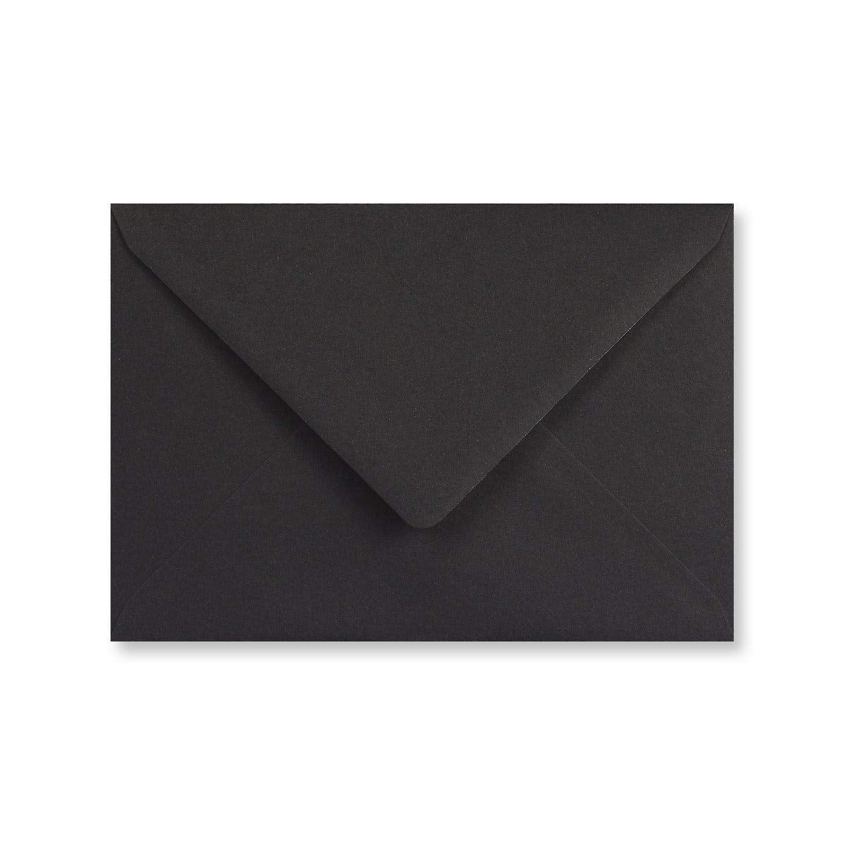 arkCRAFT C6 Premium Envelopes - 100gsm, 114mm x 162mm, Black | Pack of 25