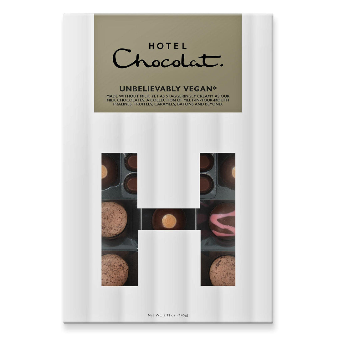 Hotel Chocolat Unbelievably Vegan H-Box - 14 Vegan Chocolates, 145g