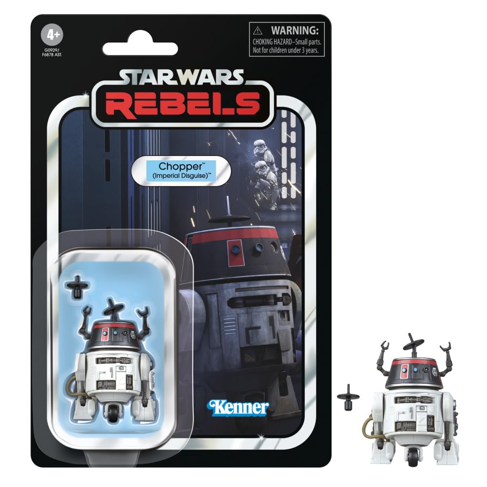 Star Wars The Vintage Collection Chopper (Imperial Disguise) Action Figure | 3.75-inch Scale | Hasbro 1
