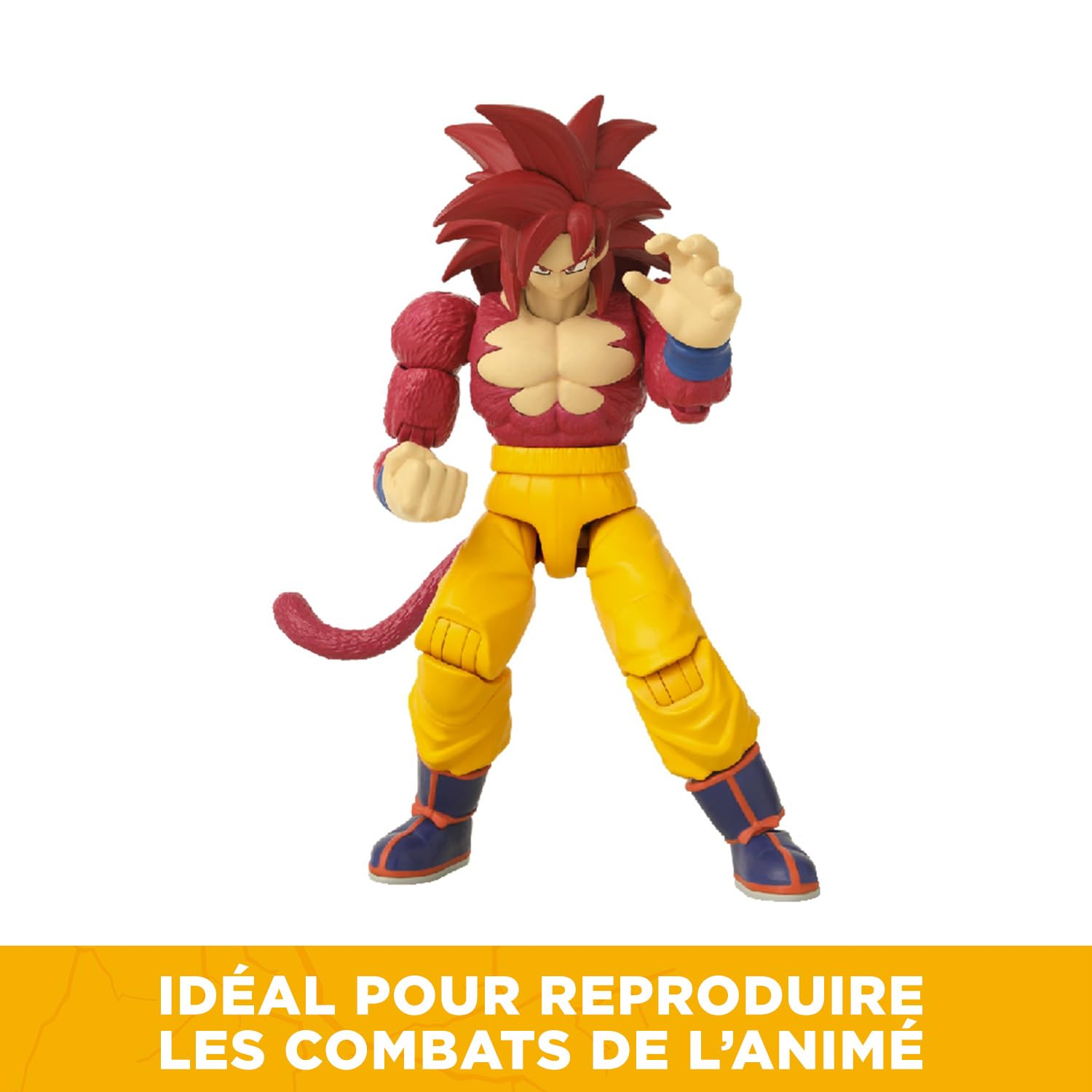 BANDAI Dragon Stars SS4 Goku Action Figure - 17cm, 17 Points of Articulation | Dragon Ball Daima 5