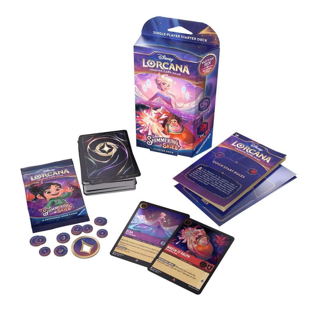 Ravensburger Disney Lorcana Trading Card Game Starter Deck | Ages 8+ | 2+ Players