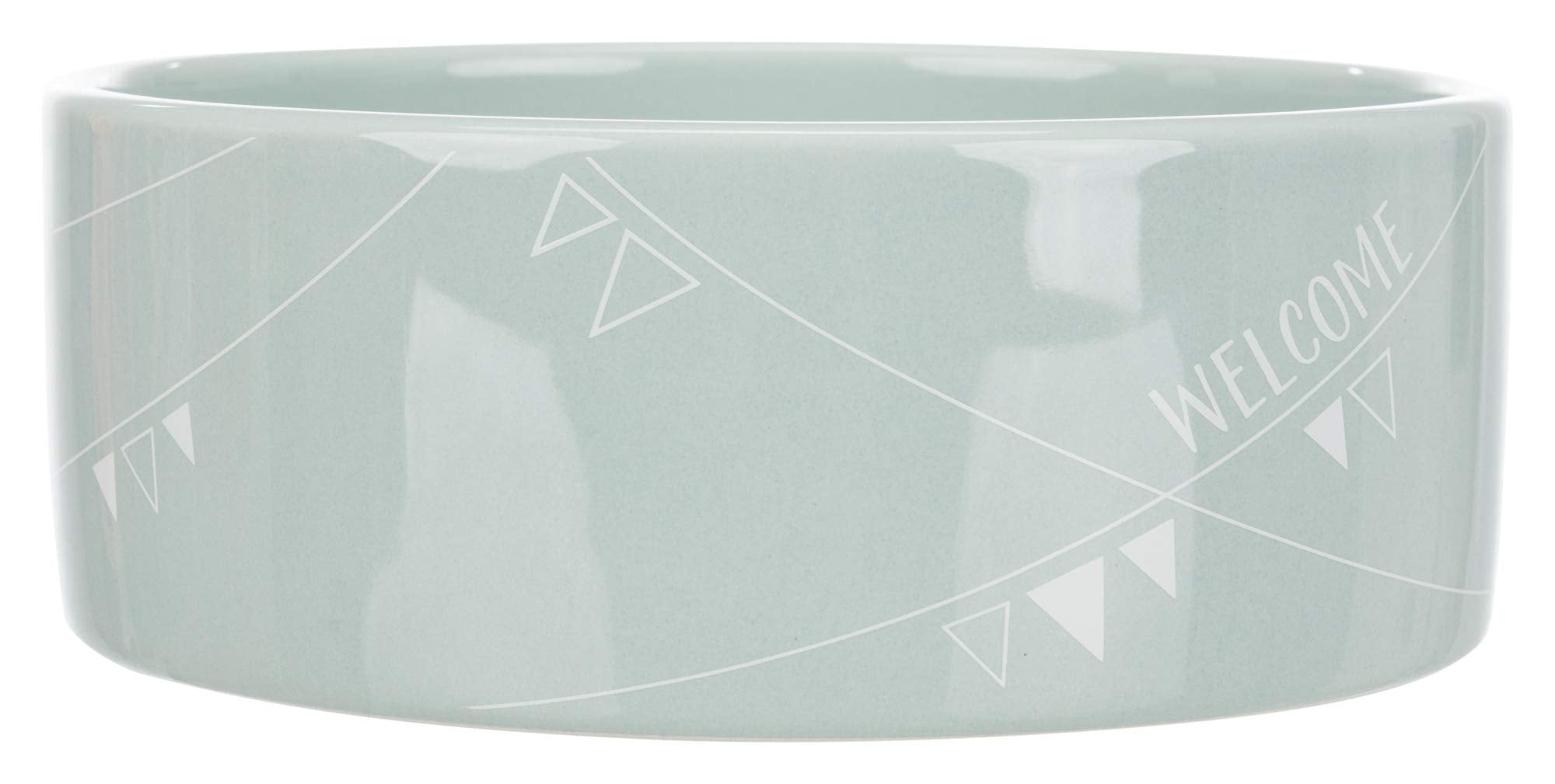 TRIXIE Junior Ceramic Bowl - 0.3L Capacity | 12 cm Diameter | Non-Slip Base 6