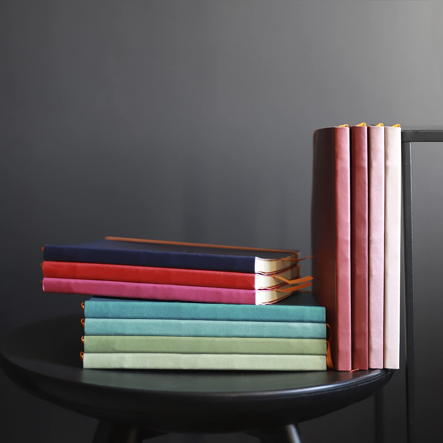 Rhodia Rhodiarama Soft Notebook - A5 Dotted | 160 Pages Ivory Paper 90 g/m² | Peacock Faux Leather 8