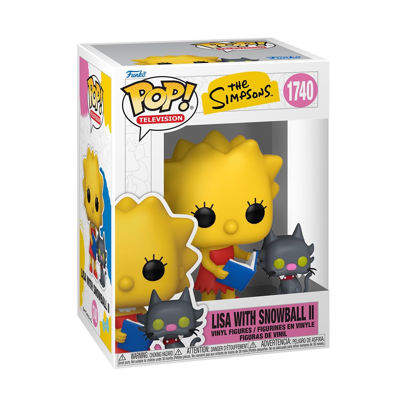 Funko Pop! & Buddy - The Simpsons - Lisa Simpson & Snow Ball Collectable Vinyl Figure | 3.75 Inches