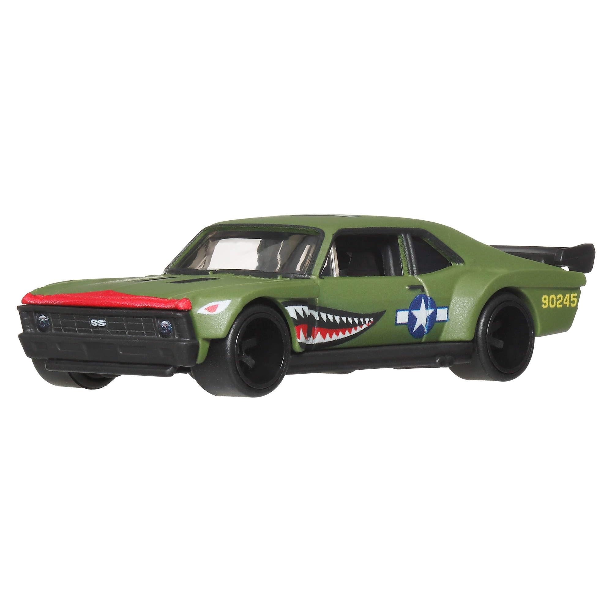 Hot Wheels Custom '70 Chevy Nova - 1:64 Scale Die-Cast Car | Metal/Metal Body & Chassis | Real Riders Tires