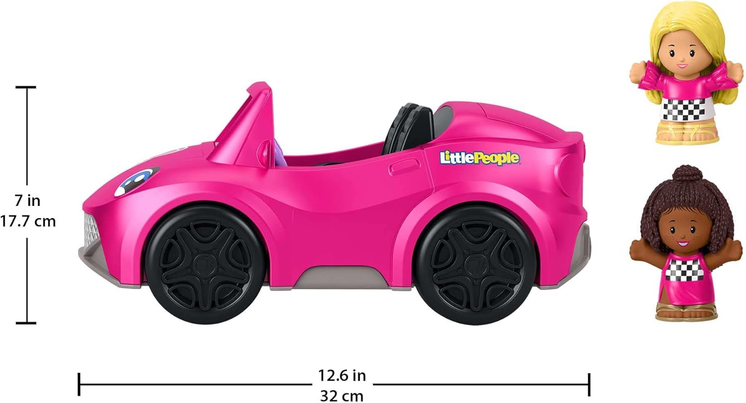 Barbie HJN53 Convertible Playset - Musical Push-Along Vehicle with Figures for Toddlers 4