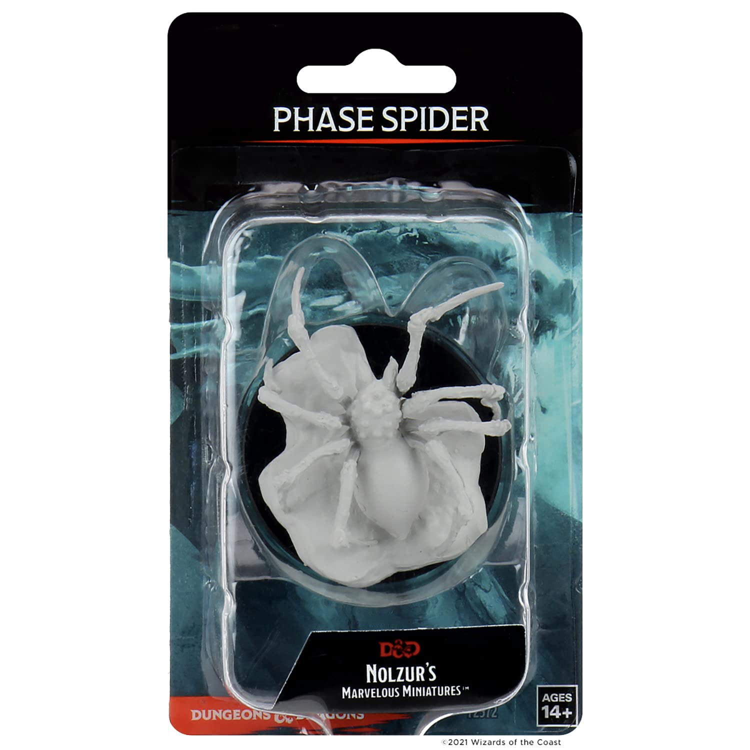 NECA Dungeons & Dragons Nolzur's Marvelous Unpainted Minis: Phase Spider Miniature Figure | Acrylic | 3.13 inches Wide