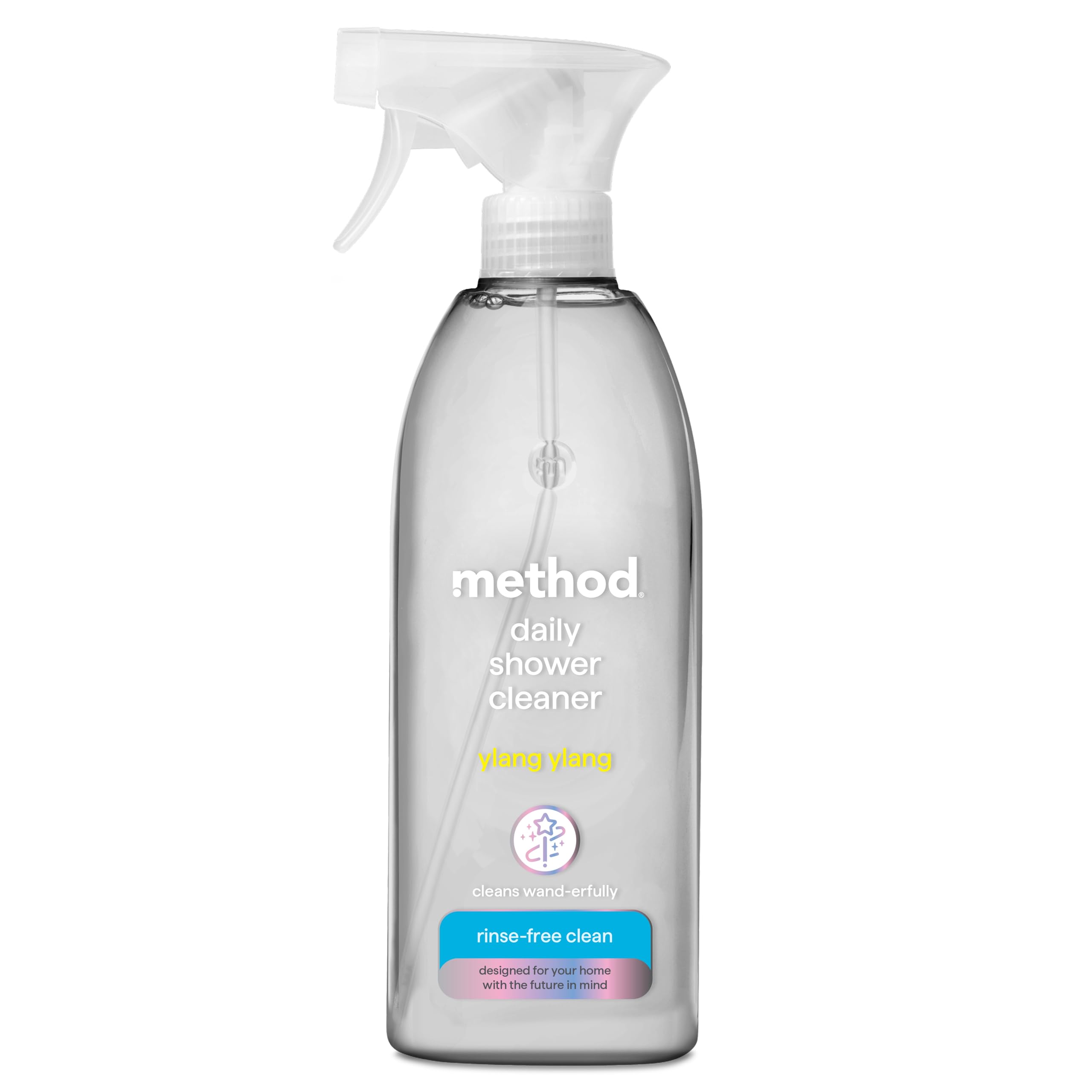 Method Daily Shower Cleaner Spray - Ylang Ylang Scent, No Rinse, 828ml