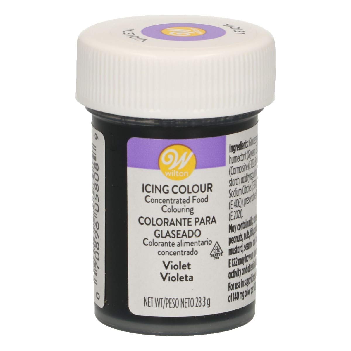 Wilton Violet Gel Food Colouring - Rich Colour, Won't Alter Icing Consistency | 28.3g Jar | Kosher Certified