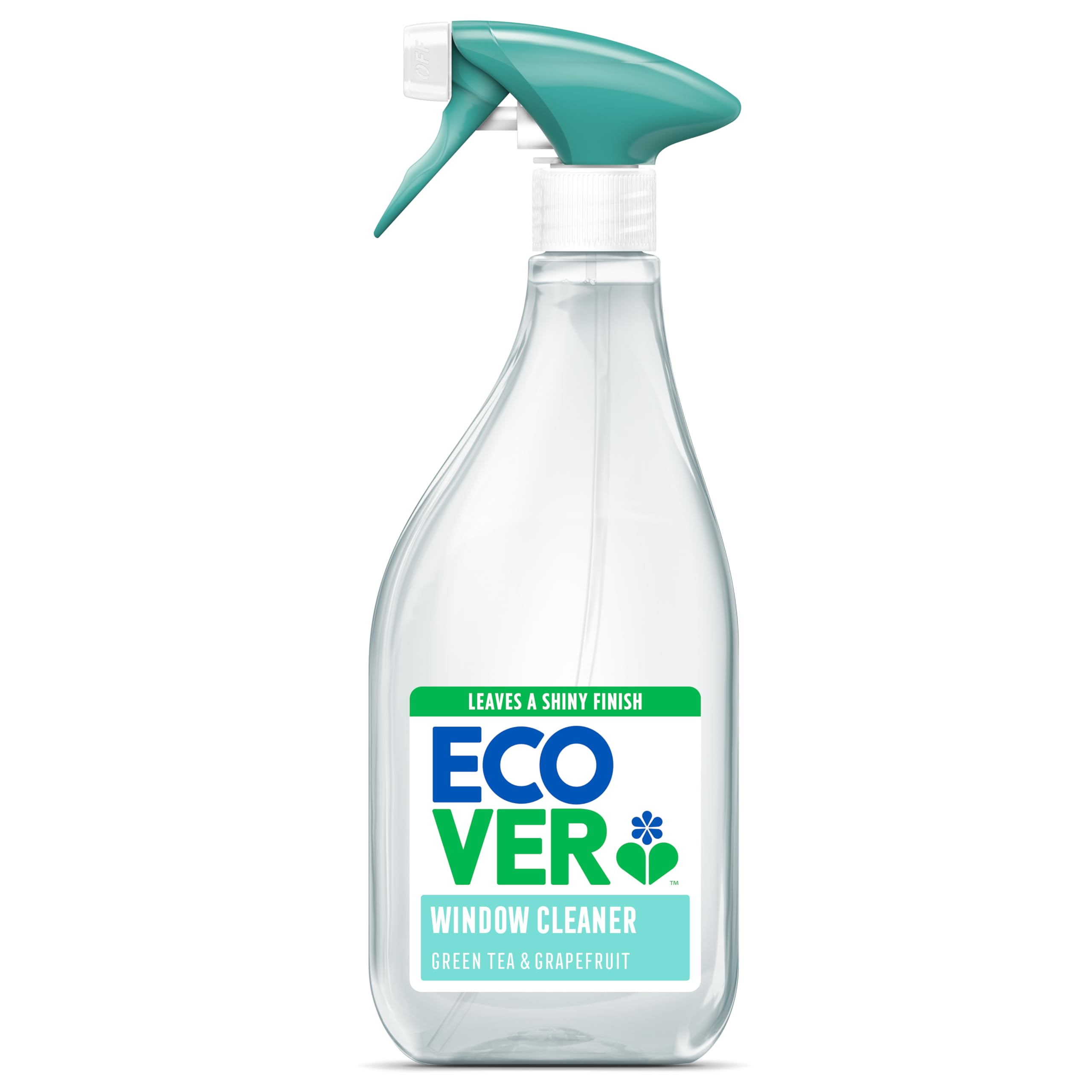 Ecover Glass Cleaner Spray - Biodegradable, Grapefruit & Green Tea Scent | 500 ml