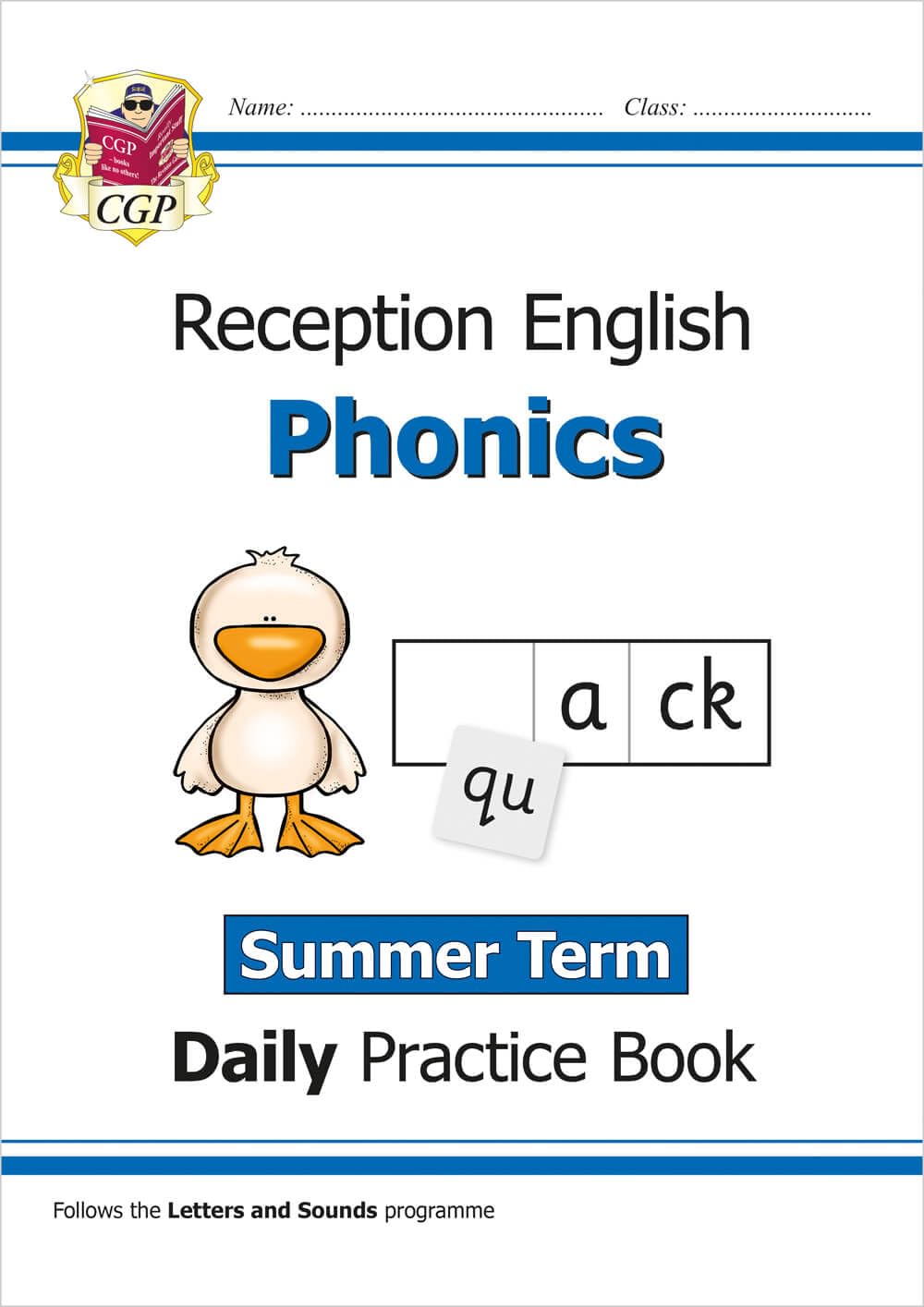 CGP Reception Phonics Daily Practice Book - Summer Term Workbook | Ages 4-5 | Paperback 1