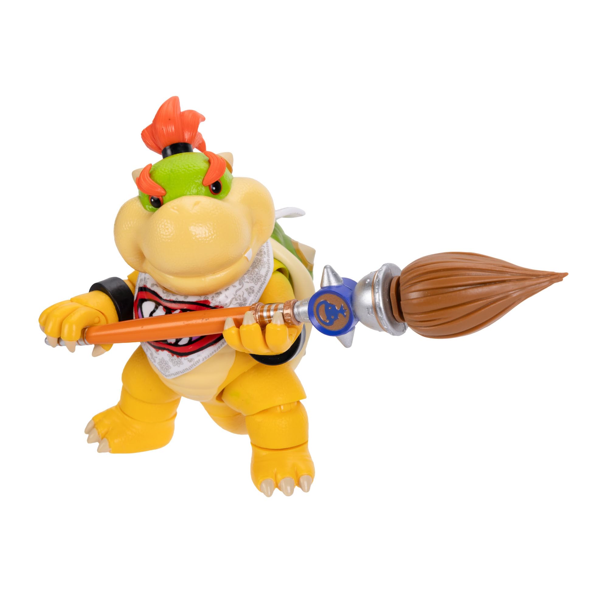 Jakks Pacific Super Mario Galaxy Movie Bowser Jr. Action Figure | 5-inch | 17 Points of Articulation 1