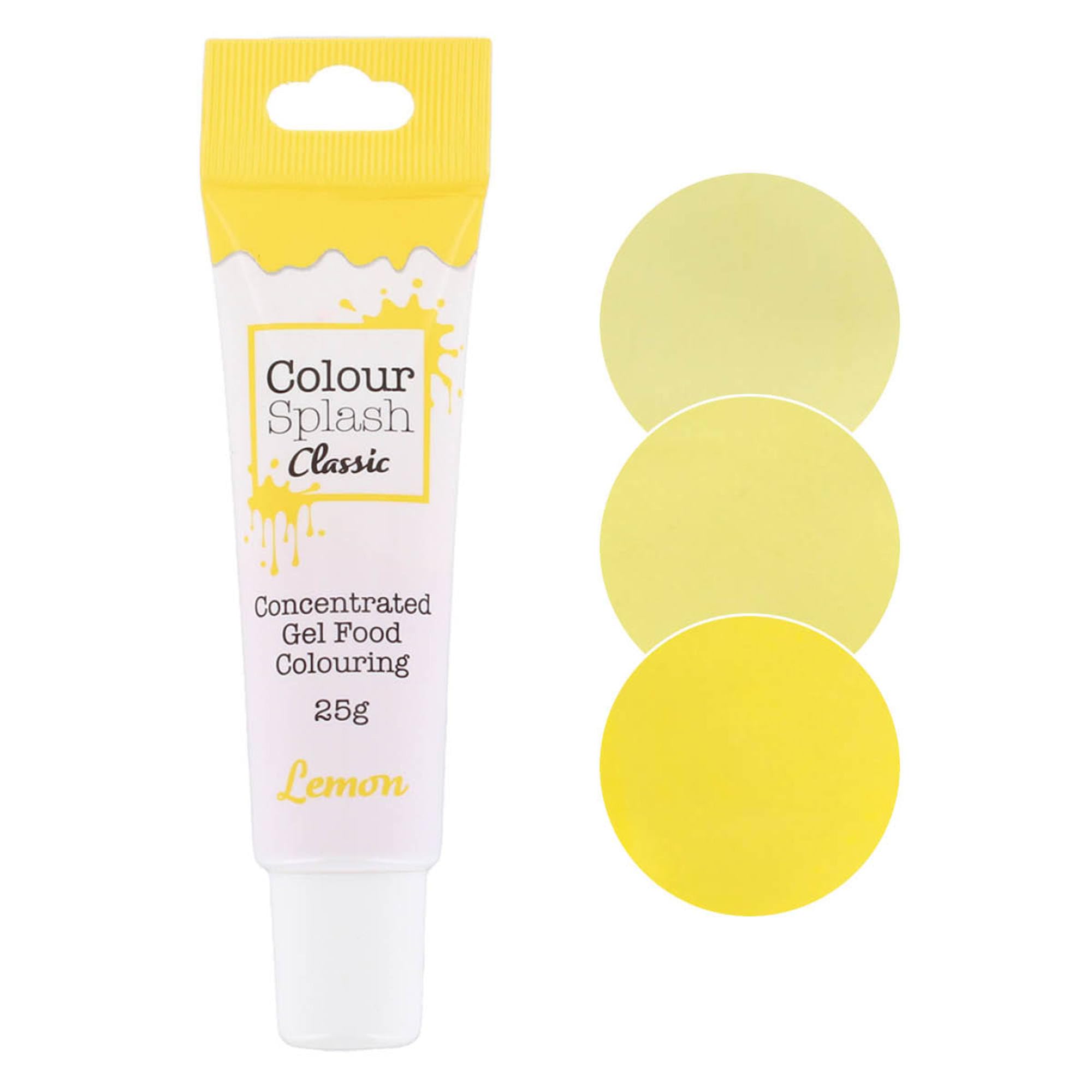 Colour Splash Food Colouring Gel - Lemon Yellow | Highly Concentrated | 25g