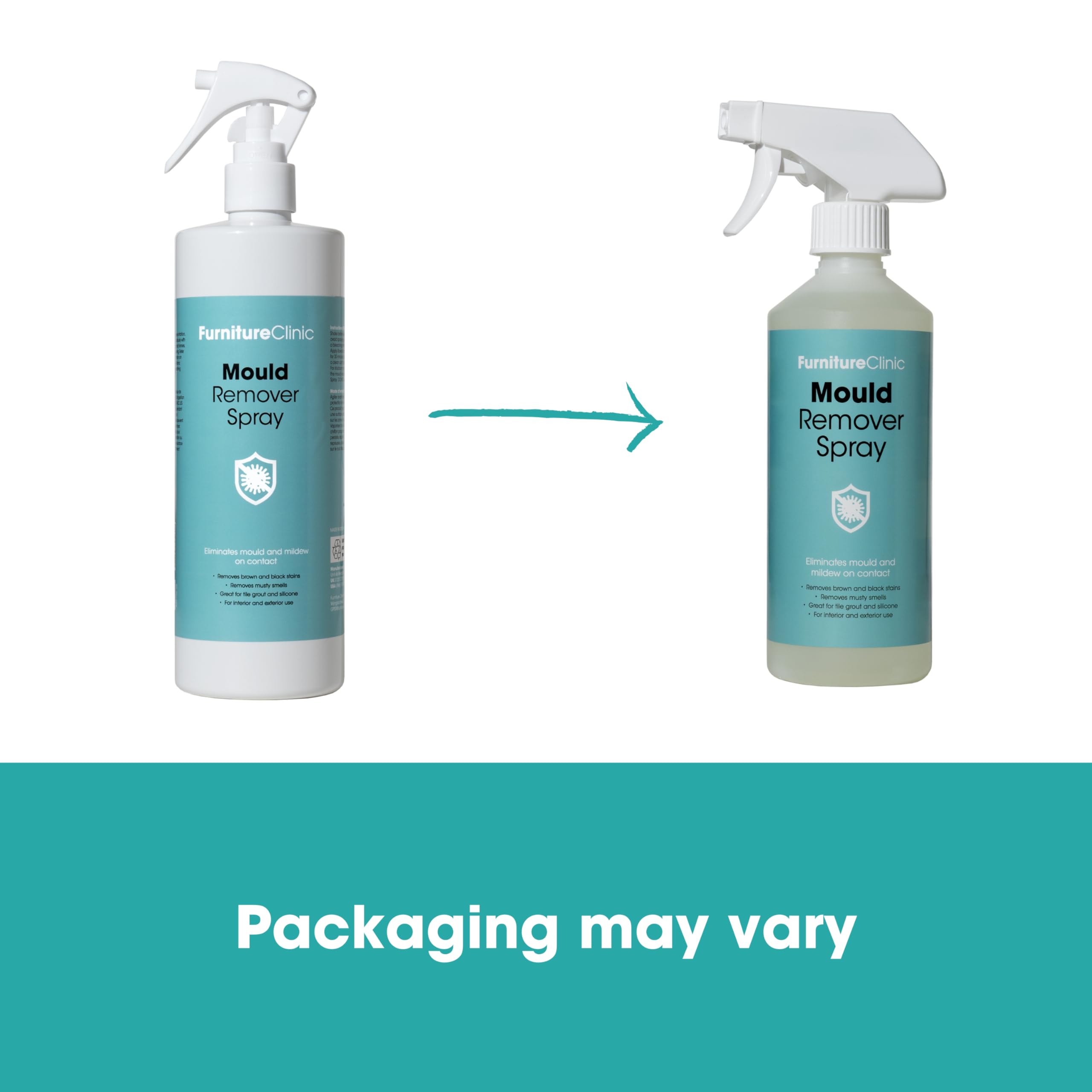 Furniture Clinic Bathroom Mould Remover Spray - Kills Black Mould & Mildew | 500ml Liquid 7