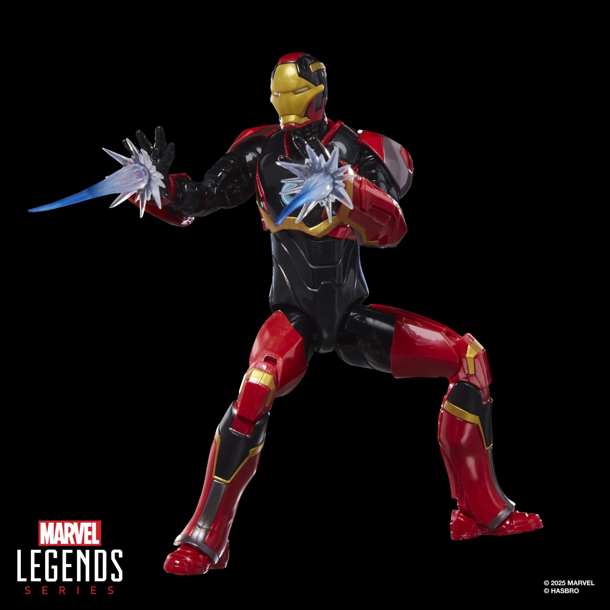 Hasbro Marvel Legends Iron Man (Mark 72) Action Figure - 15-cm Scale, 6 Accessories 7