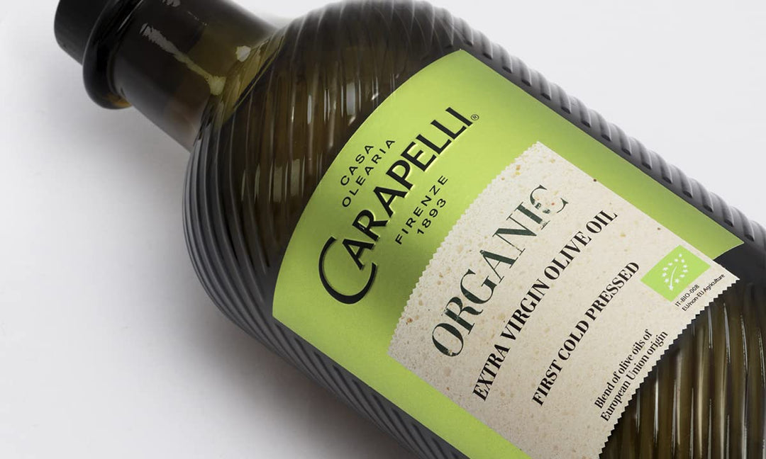 Carapelli Organic Extra Virgin Olive Oil, 500ml Glass Bottle