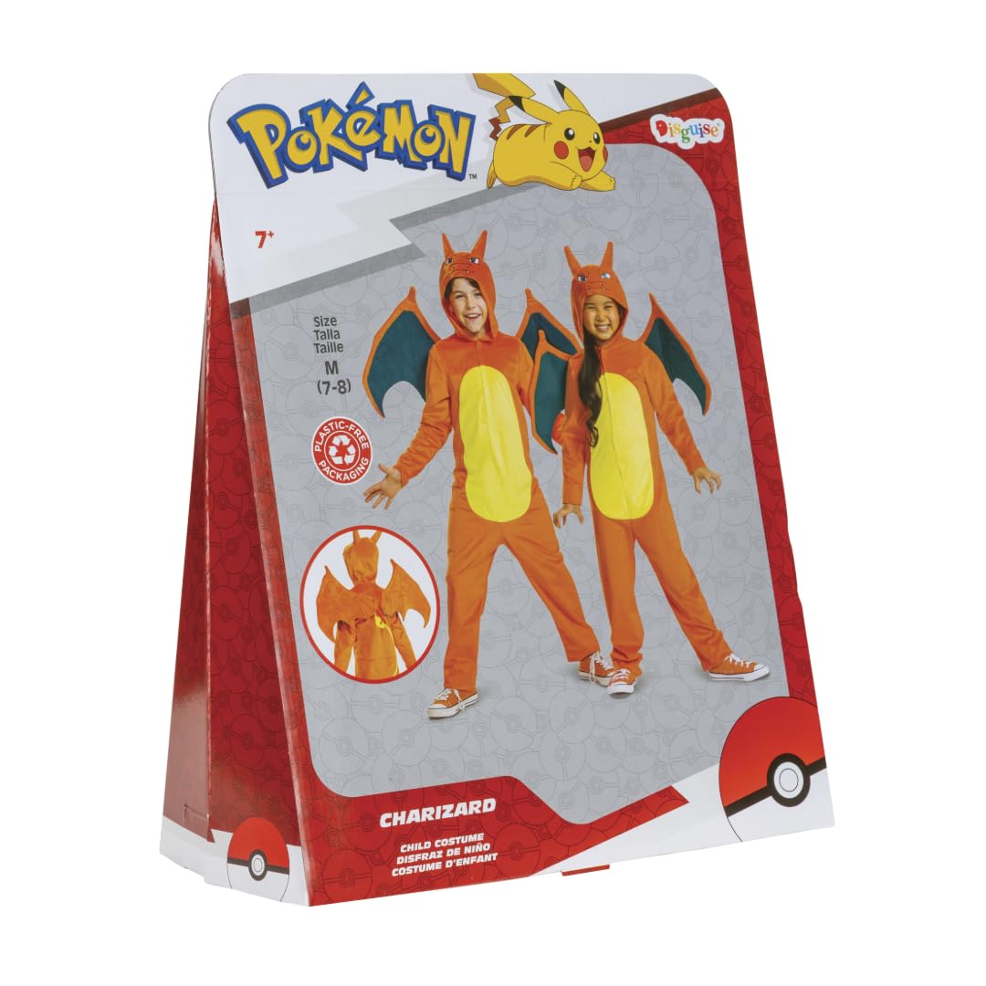Disguise Charizard Costume - Kids Fancy Dress Jumpsuit 5