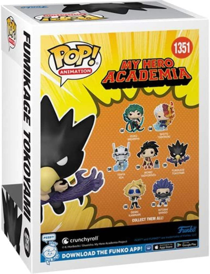 Funko Pop! Animation My Hero Academia - Fumikage Tokoyami (Black Fallen Angel) Vinyl Figure (AAA Anime Exclusive)